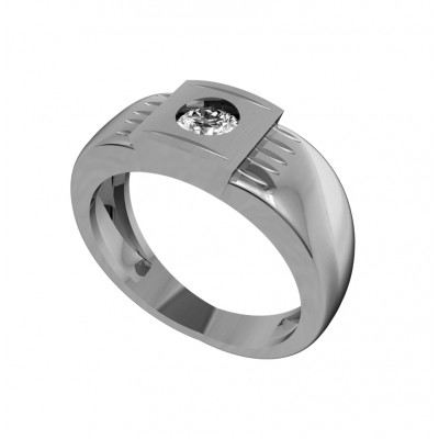 Akshay Men's Solitaire Engagement Ring